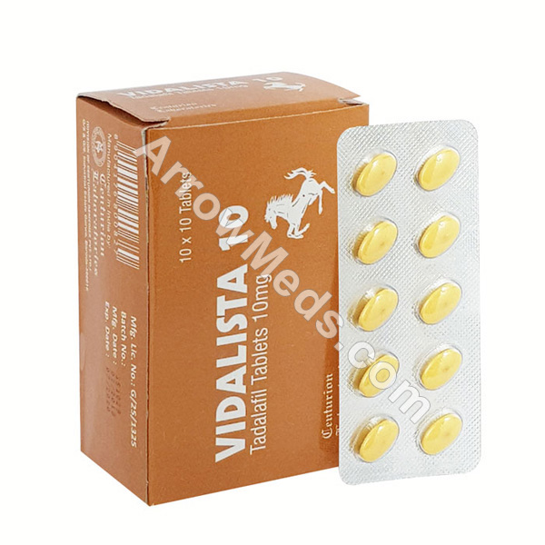 Vidalista 10 Mg tablet (Generic Cialis) | Solution for ED