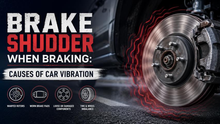 Brake Shudder When Braking: Causes of Car Vibration