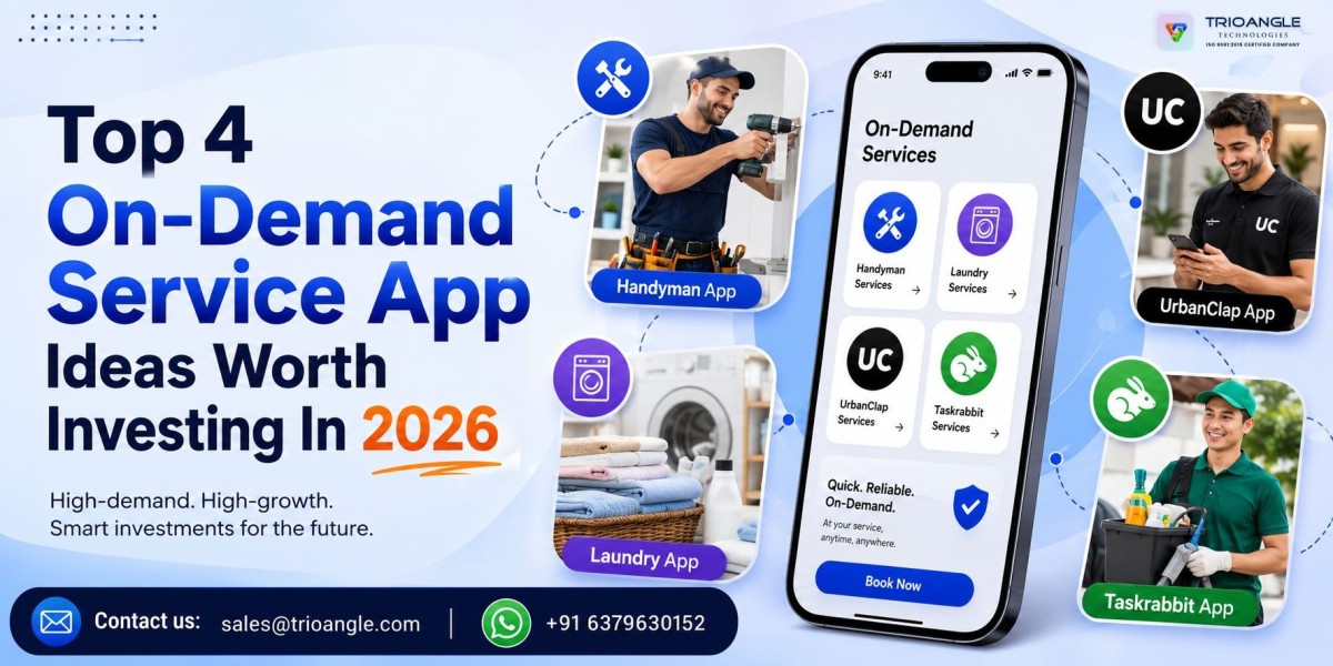 Top 4 On-Demand Service App Ideas Worth Investing In 2026