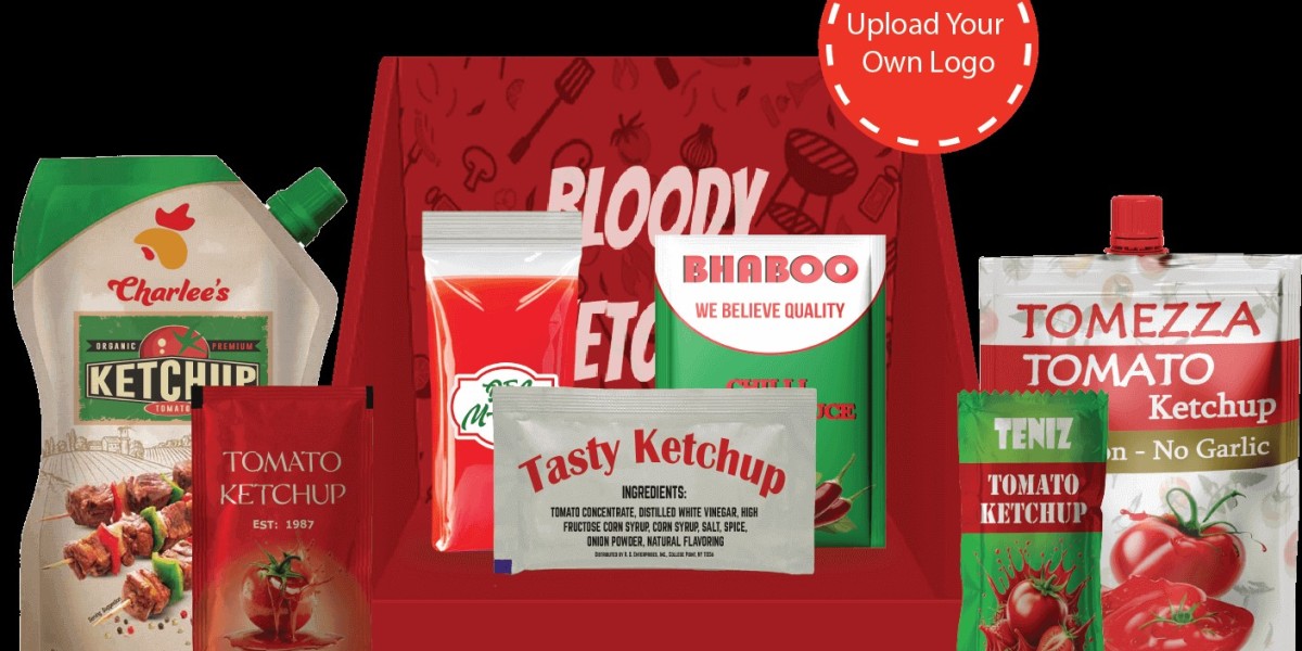 Creative Ketchup Packets For Custom Packaging Bags Excellence