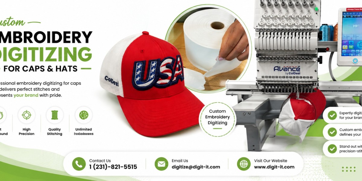 Professional Cap Digitizing Services with Fast Delivery