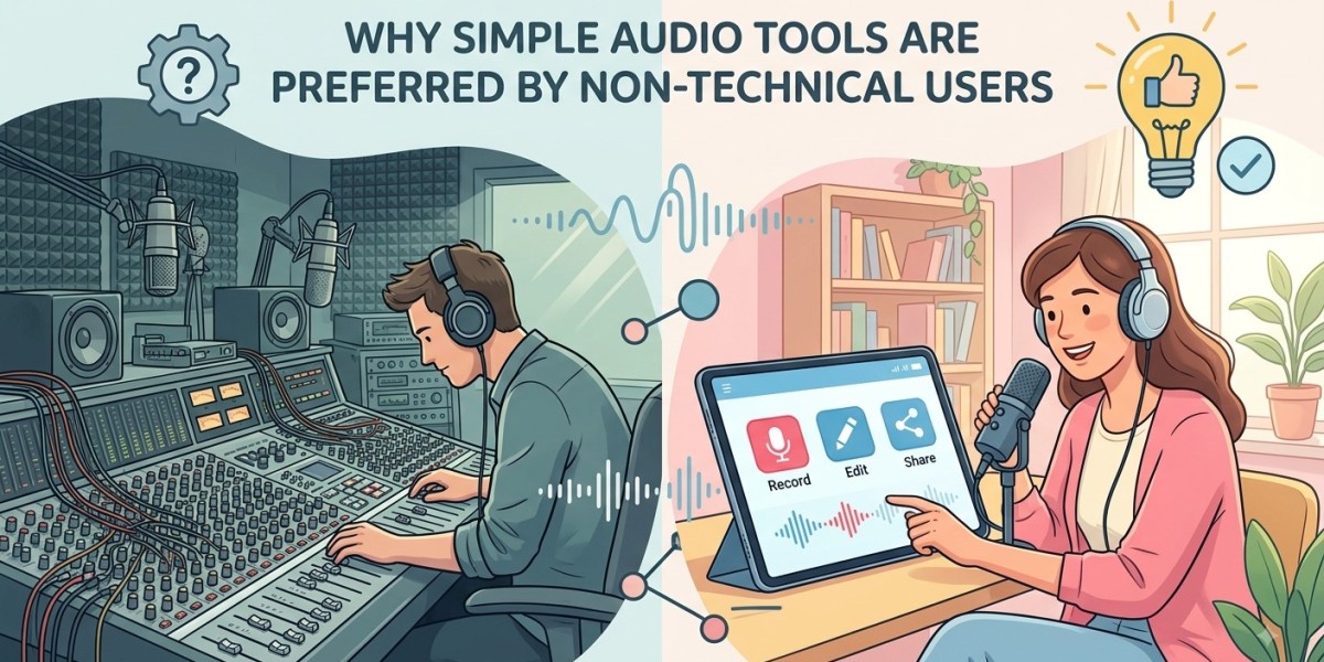 Why Simple Audio Tools Are Preferred by Non-Technical Users