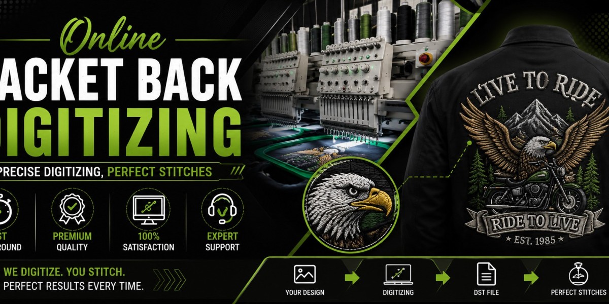 Premium Large Jacket Embroidery Digitizing Services