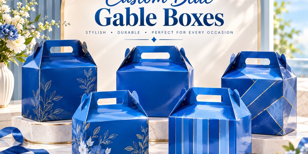 Why Custom Blue Gable Boxes Add Value to Product Packaging