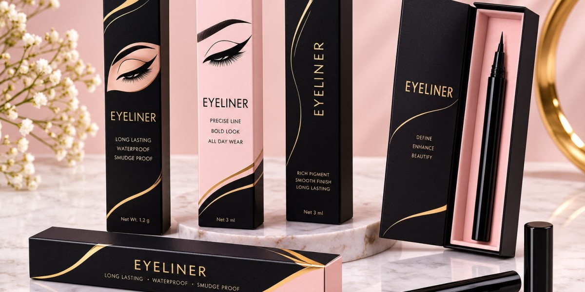Custom Eyeliner Boxes | Premium Eyeliner Packaging Boxes